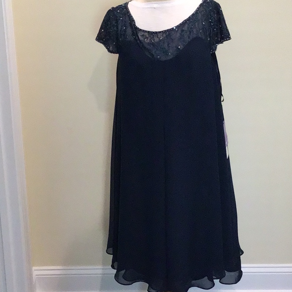 JJs House navy mother of the bride/maternty bride dress